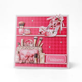 Katy Sue Rose Couture Die Cut Embellishments, 3 sheets