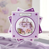 Katy Sue Die Cut Decoupage – Lavender Luxe Glamour (pack of 3)