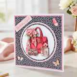 Katy Sue Die Cut Decoupage – Blush & Bloom Beauty Bag (pack of 3)