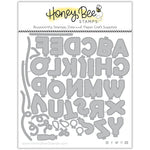 Honey Bee Stamps Balloon Alphabet - Honey Cuts