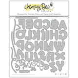 Honey Bee Stamps Balloon Alphabet - Honey Cuts