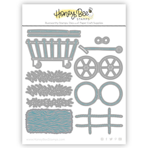 Honey Bee Stamps - Honey Cuts Die, Lovely Layers: Farm Cart