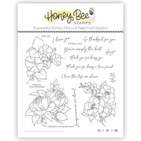 Honey Bee Stamps - Eternal Love 6x6 Stamp Set