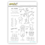 honey Bee Stamps Clear Stamp, Storybook Fall