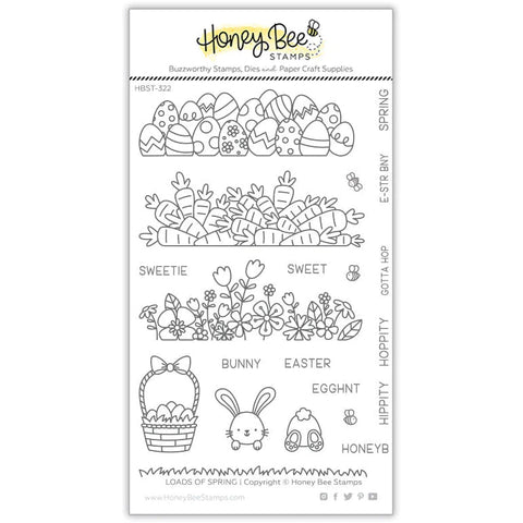 Honey Bee Stamps Loads Of Spring - 4x6 Stamp Set