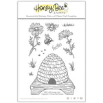 Honey Bee Stamps Vintage Hive - 4x6 Stamp Set