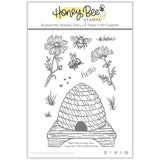 Honey Bee Stamps Vintage Hive - 4x6 Stamp Set