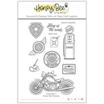 Honey Bee Stamps Dad's Garage 4x6 Stamp Set