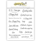 Honey Bee Stamps Mailbox Memos 5x6 Stamp Set