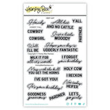 Honey Bee Stamps -Howdy Y'all - 4x6 Stamp Set
