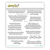Honey Bee Inside Sentiments: God's Love - 6"x 6" Stamp Set