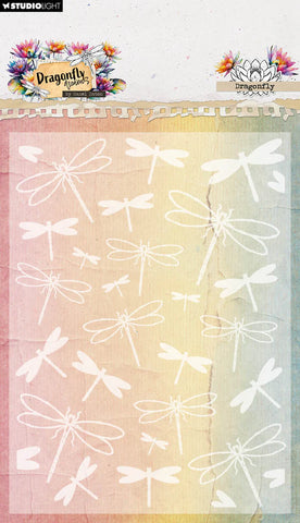 Studio Light Hazel Eaton Embossing Folder Dragonfly Dragonfly Dreams 105x148x3mm 1 Pieces