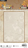 STUDIO LIGHT - Embossing Folder Coffee Grid Sweet Bee