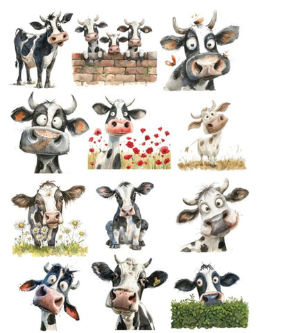 Simply Stated - Holstein Cow Ephemera
