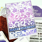 Hero Arts Cling Stamp, Abstract Poinsettia Bold Prints