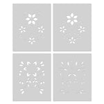 Hero Arts Stencil, Color Layering Poinsettia Pattern