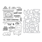 Hero Arts Clear Stamp, Cozy Study Bundle