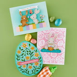 Spellbinders BUNNY BUDDIES ETCHED DIES BY SIMON HURLEY