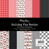 Paper Rose Holiday Fun Basics 6x6 Paper Collection