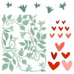 Honey Bee Stamps Bold Background Vines Of Love Dies