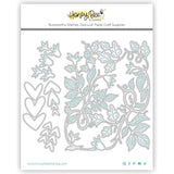 Honey Bee Stamps Bold Background Vines Of Love Dies