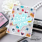 Honey Bee Stamps Jackpot - 6x6" Coordinating Stencil