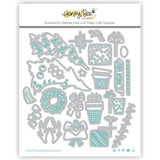 Honey Bee Stamps - Honey Cuts Die, Lovely Layers: Beach Bound Holiday Add-On