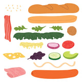 Honey Bee Lovely Layers Sub Sandwich Dies