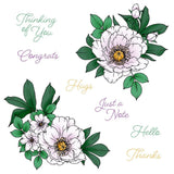 Honey Bee- Perfect Peonies 6x8 Photopolymer Stamp Set