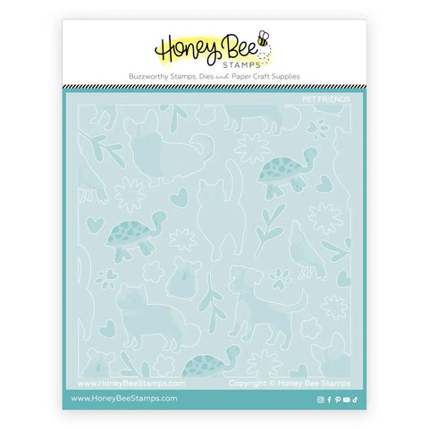 Honey Bee Stamps Pet Friends Layering Stencils