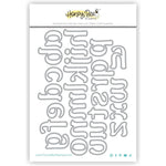 Honey Bee Stamps Playful Lowercase Alphabet Dies