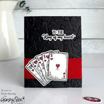 Honey Bee Stamps Royal Flush - Rubber Cling Stamp Set