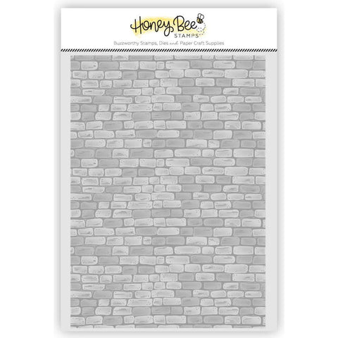 Honey Bee Stamps - 3D Embossing Folder Rustic Brick Wall