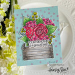 Honey Bee Stamps Scattered Hearts Stencils
