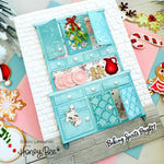 Honey Bee Stamps -Rustic Brick Wall - 3D Embossing Folder