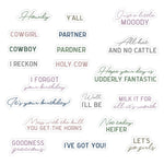 Honey Bee Stamps -Howdy Y'all - 4x6 Stamp Set