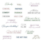 Honey Bee Stamps -Howdy Y'all - 4x6 Stamp Set