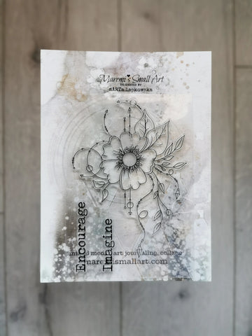 Maremi's Stamp Set Flower Encourage