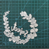Kokorosa Metal Cutting Dies with Sweet Botanical Wreath
