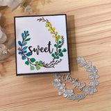 Kokorosa Metal Cutting Dies with Sweet Botanical Wreath