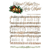 Honey Bee Silent Night Background - 4"x 6" Rubber Cling Stamp Set