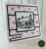 Jamie Rodgers Crafts - Happy Birthday DL Clear Stamp Set