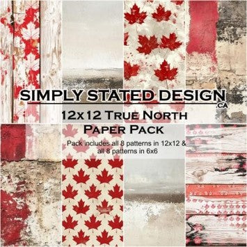 Simply Stated-True North   12x12 Paper Pack