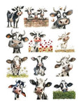 Simply Stated Holstein Cow Ephemera