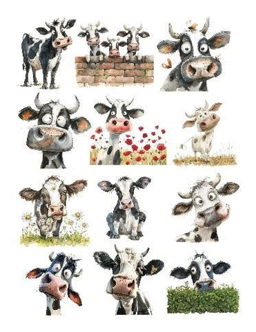 Simply Stated Holstein Cow Ephemera
