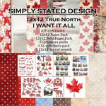 Simply Stated-True North I Want It All  12x12 Paper Pack