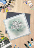 Couture Creations - GoLetterPress Impression Stamp - Stamp 6 - Missing You Floral