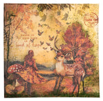 STUDIO LIGHT - Mask Autumn Pathway, 4 Masks Autumn In The Woods