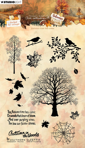 Studio Light Clear Stamp Autumn-Time Has Come Autumn In The Woods