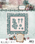 Studio Light Cutting Die Snowy Frame Christmas Blush